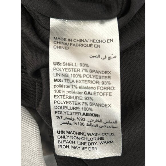 Chicos Womens Black Floral Whimsigoth Velvet Shift Dress Size 3 Bell Sleeve Boho - Picture 6 of 6